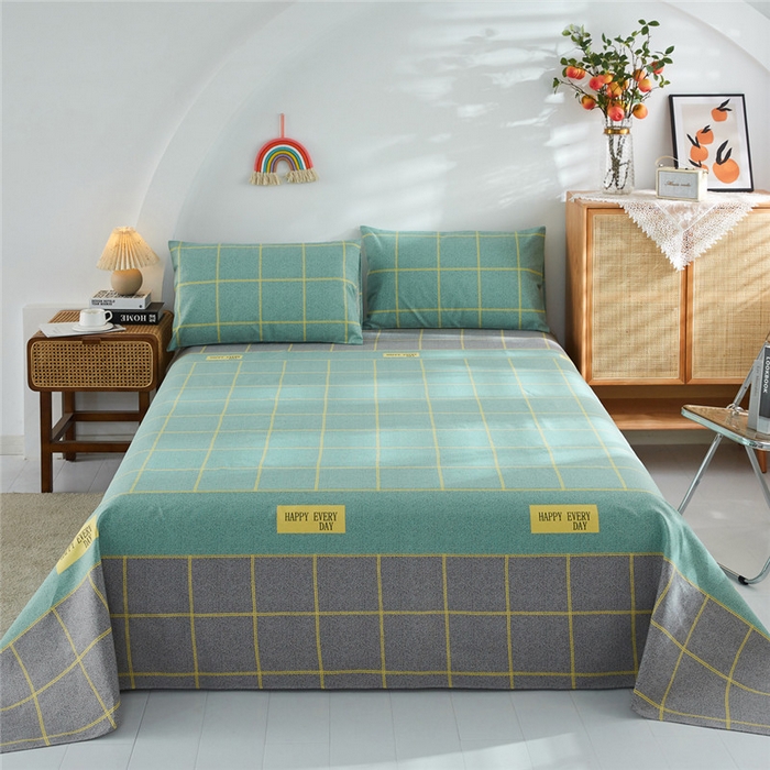 91家纺网 家纺一手货源 找家纺 棉乐町家居 2025新款爆款印花老粗布床单系列 格调