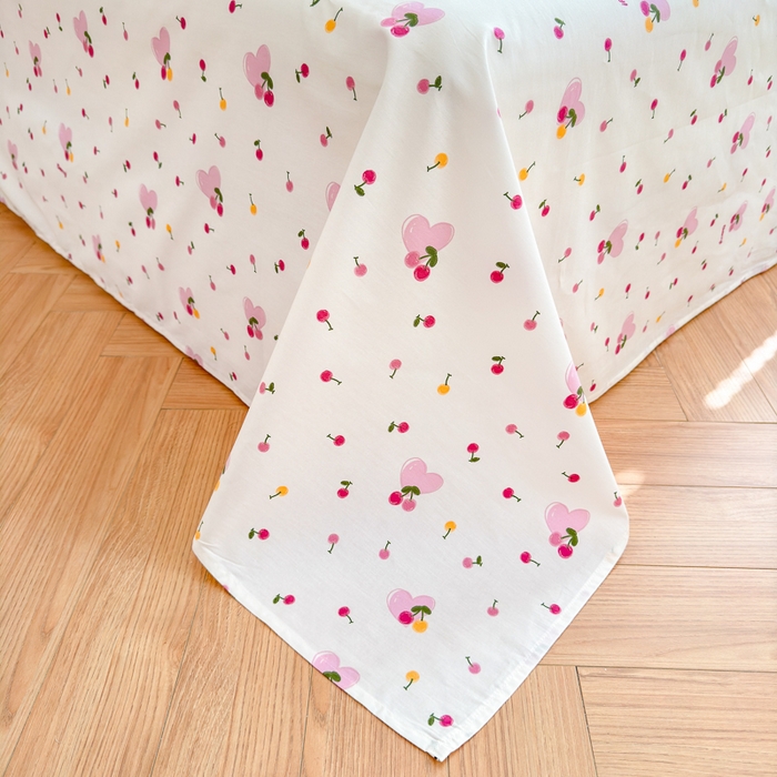 91家纺网 家纺一手货源 找家纺 （总）清雅福 2024新款全棉13372小清新单床单