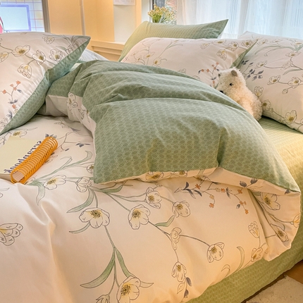 91家纺网 家纺一手货源 找家纺 （总）金牛座家纺 2025全棉13372小清新四件套