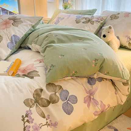 91家纺网 家纺一手货源 找家纺 （总）金牛座家纺 2025全棉13372小清新四件套