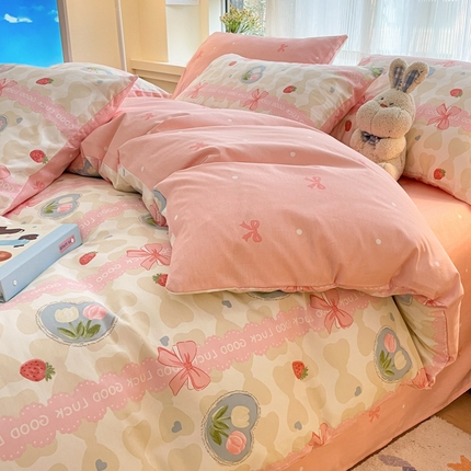 91家纺网 家纺一手货源 找家纺 （总）金牛座家纺 2025全棉13372小清新四件套