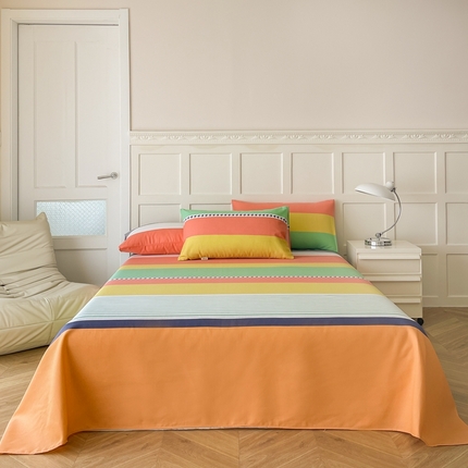 91家纺网 家纺一手货源 找家纺 （总）棉乐町家居 2025新款爆款印花老粗布床单系列