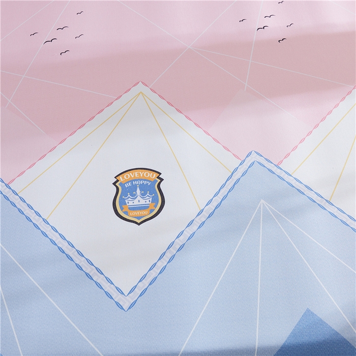 91家纺网 家纺一手货源 找家纺 棉乐町家居 2025新款爆款印花老粗布床单系列 思绪