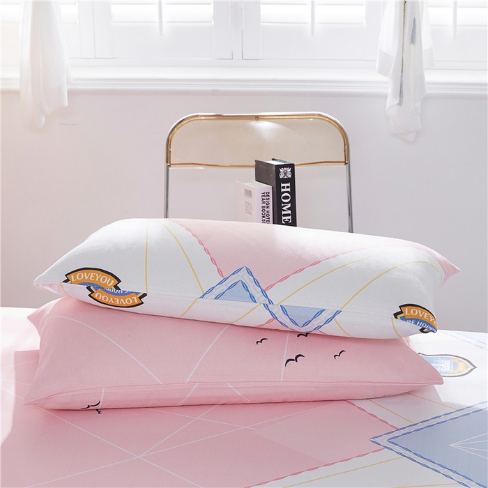 91家纺网 家纺一手货源 找家纺 棉乐町家居 2025新款爆款印花老粗布床单系列 思绪