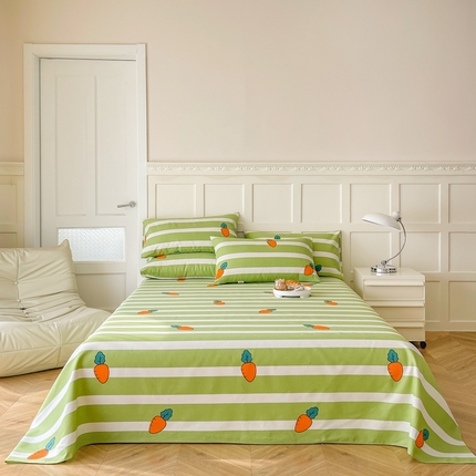 91家纺网 家纺一手货源 找家纺 （总）棉乐町家居 2025新款爆款印花老粗布床单系列