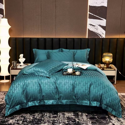 91家纺网 家纺一手货源 找家纺 （总）卡迪亚家纺 2024新款180支长绒棉提花四件套