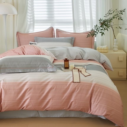 91家纺网 家纺一手货源 找家纺 （总）启航家居 2025春夏全棉铂金棉数码印花四件套