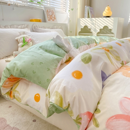 朵安家纺 2024新款12868全棉单被套系列 草莓仙子