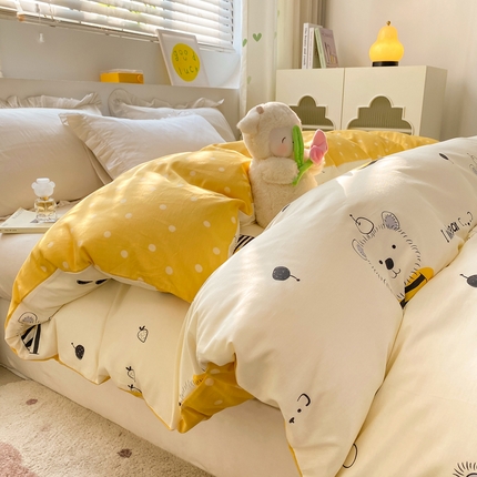 朵安家纺 2024新款12868全棉单被套系列 乐威卡通