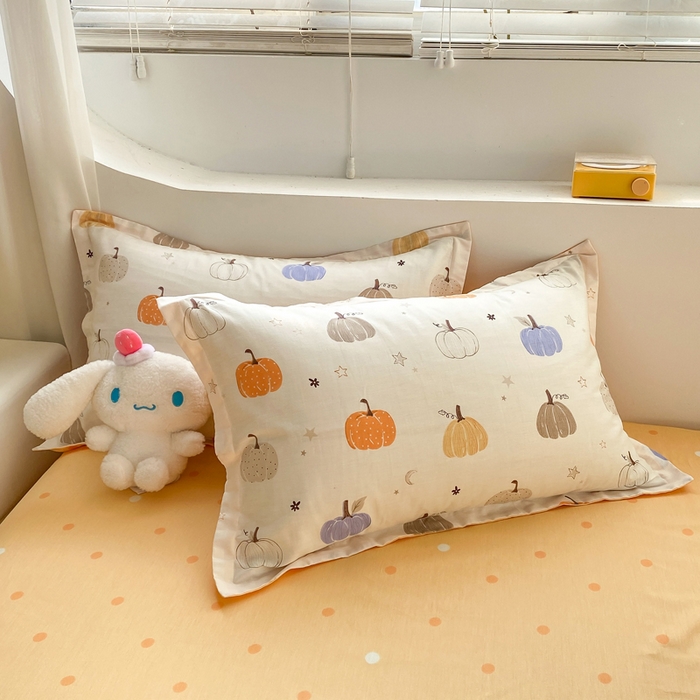 91家纺网 家纺一手货源 找家纺 朵安家纺 2024新款12868全棉四件套系列-四件套 思念南瓜