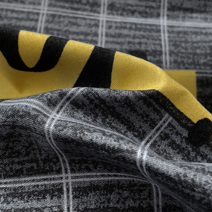 91家纺网 家纺一手货源 找家纺 楠沐家纺  2025年新款亲肤水洗棉芦荟棉印花床单系列 潮格