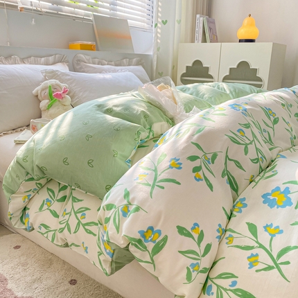 朵安家纺 2024新款12868全棉单被套系列 沁园花香