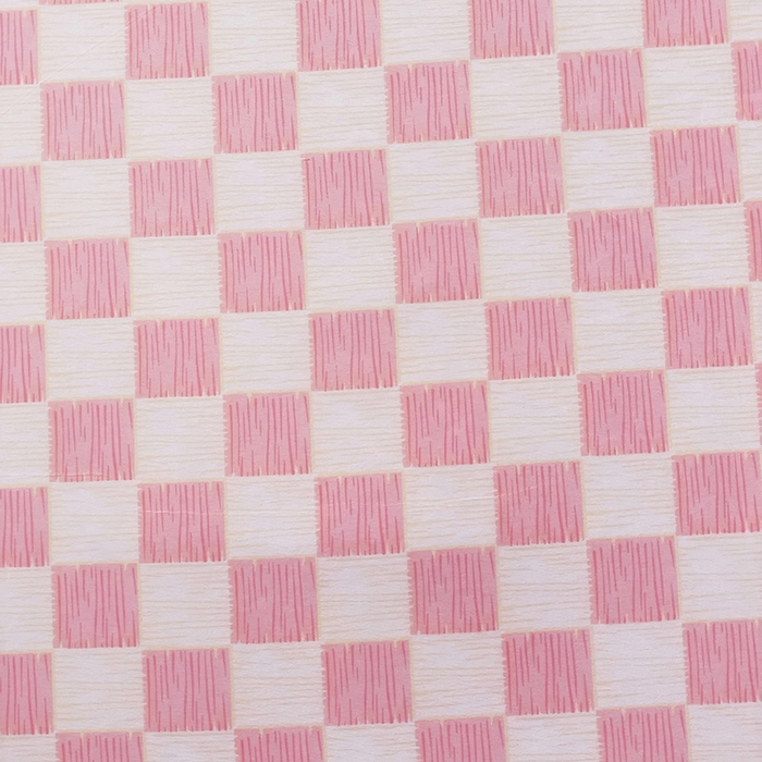 91家纺网 家纺一手货源 找家纺 楠沐家纺  2025年新款亲肤水洗棉芦荟棉印花床单系列 棋盘格-粉