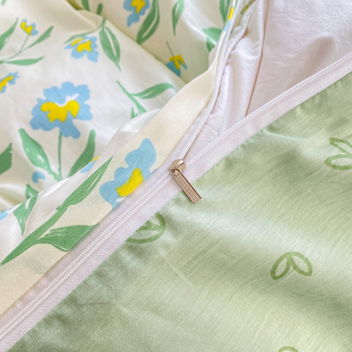 91家纺网 家纺一手货源 找家纺 朵安家纺 2024新款12868全棉单被套系列 沁园花香