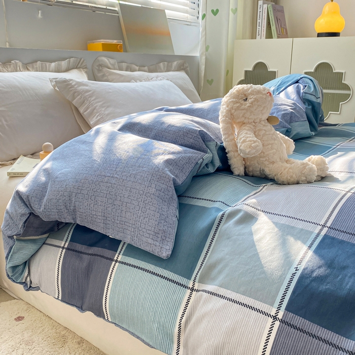 91家纺网 家纺一手货源 找家纺 朵安家纺 2024新款12868全棉单被套系列 格兰特