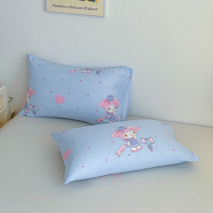 爱丽丝 2024新款全棉三丽鸥新品系列-单枕套 时尚美乐蒂