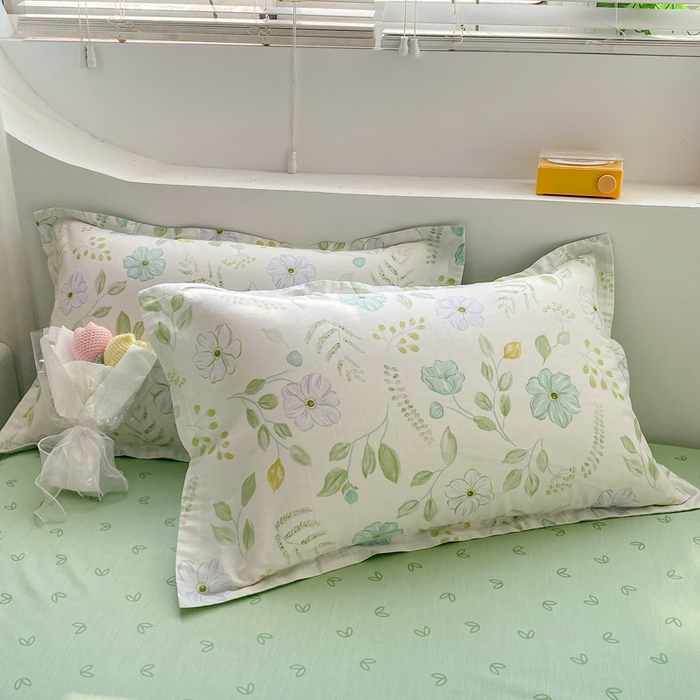 91家纺网 家纺一手货源 找家纺 朵安家纺 2024新款12868全棉四件套系列-四件套 花韵清香