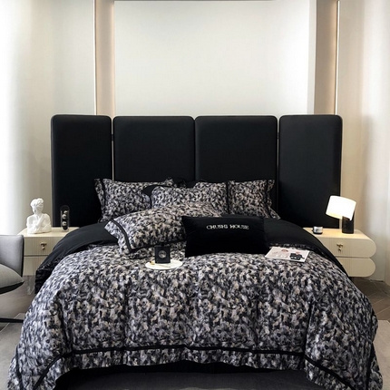 91家纺网 家纺一手货源 找家纺 （总）初拾 2024新款100支澳棉数码印花四件套-罗曼史