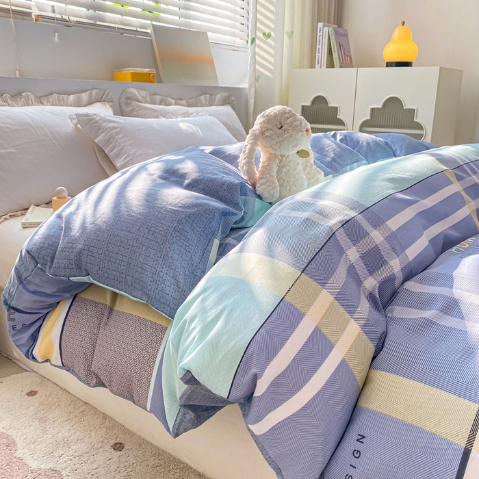 91家纺网 家纺一手货源 找家纺 朵安家纺 2024新款12868全棉单被套系列 菲尔顿