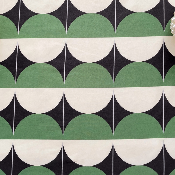 91家纺网 家纺一手货源 找家纺 楠沐家纺  2025年新款亲肤水洗棉芦荟棉印花床单系列 大西洋-绿