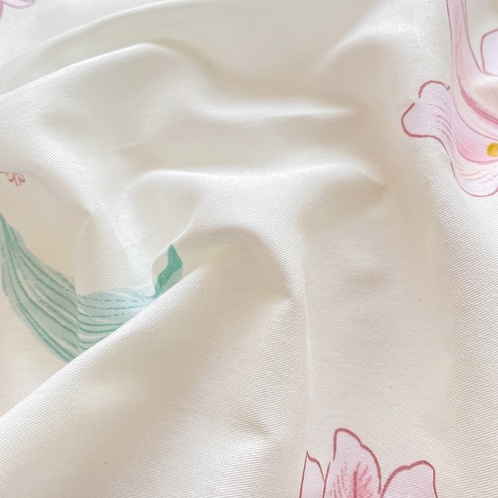 91家纺网 家纺一手货源 找家纺 朵安家纺 2024新款12868全棉单被套系列 清水百合