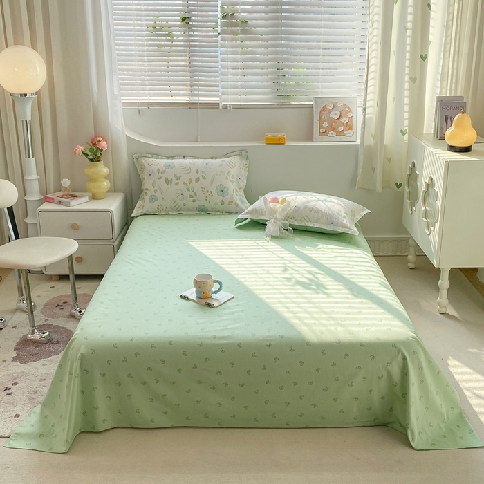 91家纺网 家纺一手货源 找家纺 朵安家纺 2024新款12868全棉四件套系列-四件套 花韵清香