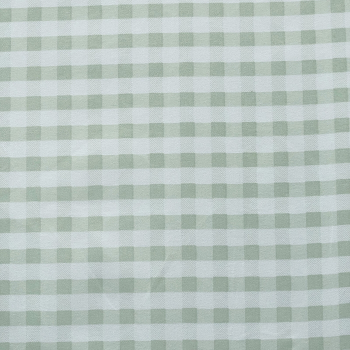 91家纺网 家纺一手货源 找家纺 楠沐家纺  2025年新款亲肤水洗棉芦荟棉印花床单系列 小绿格