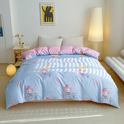 91家纺网 家纺一手货源 找家纺 （总）爱丽丝 2024新款全棉三丽鸥新品系列-单被套