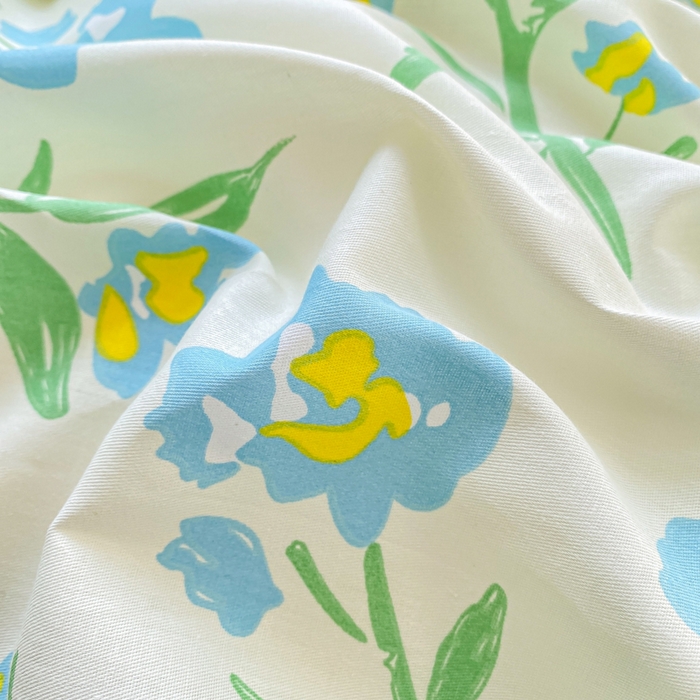 91家纺网 家纺一手货源 找家纺 朵安家纺 2024新款12868全棉单被套系列 沁园花香