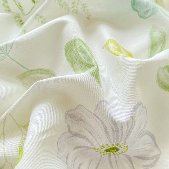 91家纺网 家纺一手货源 找家纺 朵安家纺 2024新款12868全棉单被套系列 花韵清香