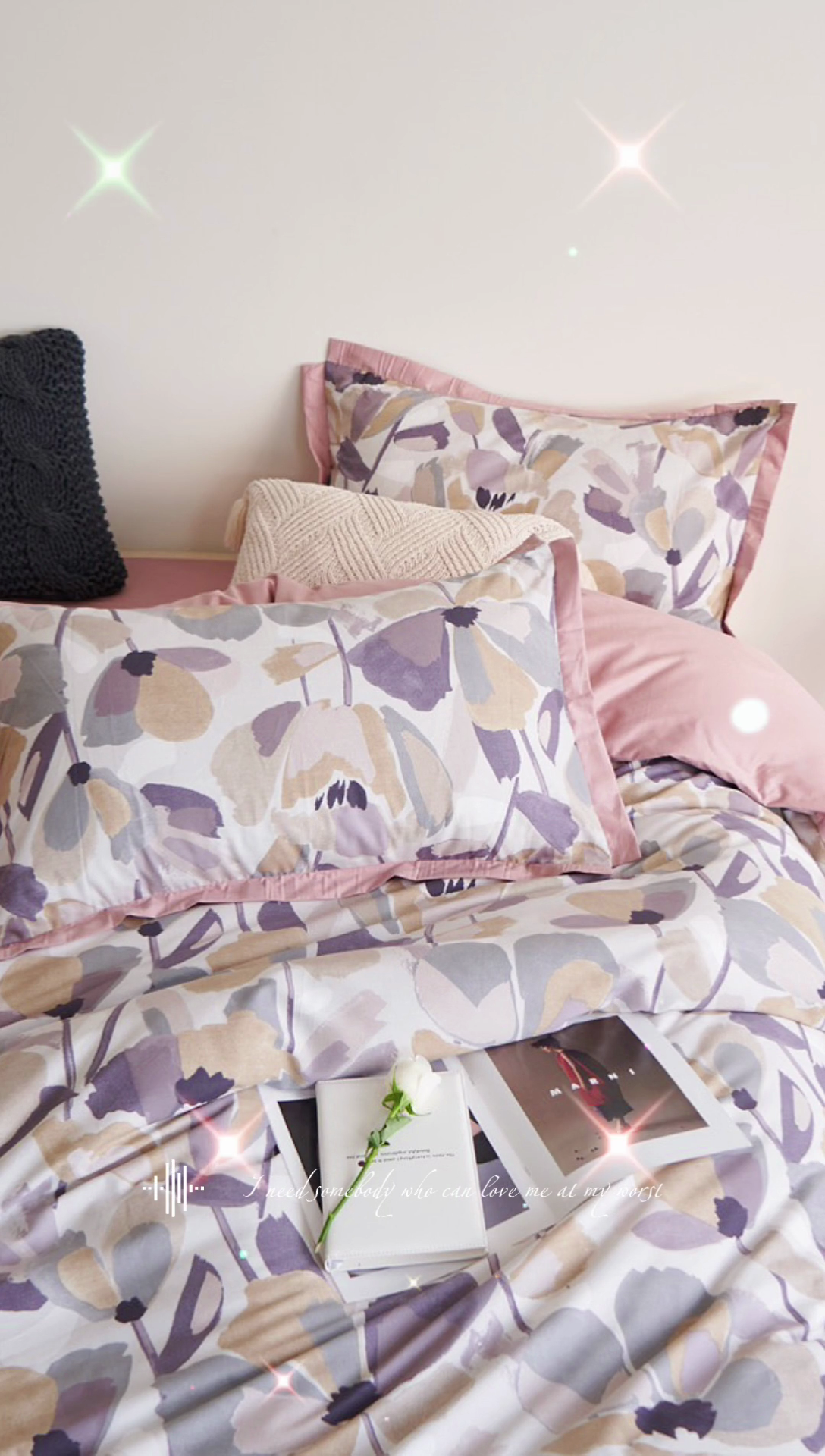 91家纺网 家纺一手货源 找家纺 橙艺家居 2024新款全棉臻品柔棉立体小宽边四件套 芊语-紫