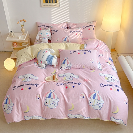 爱丽丝 新款全棉三丽鸥新品系列-四件套（含5元防伪码） 月亮玉桂狗