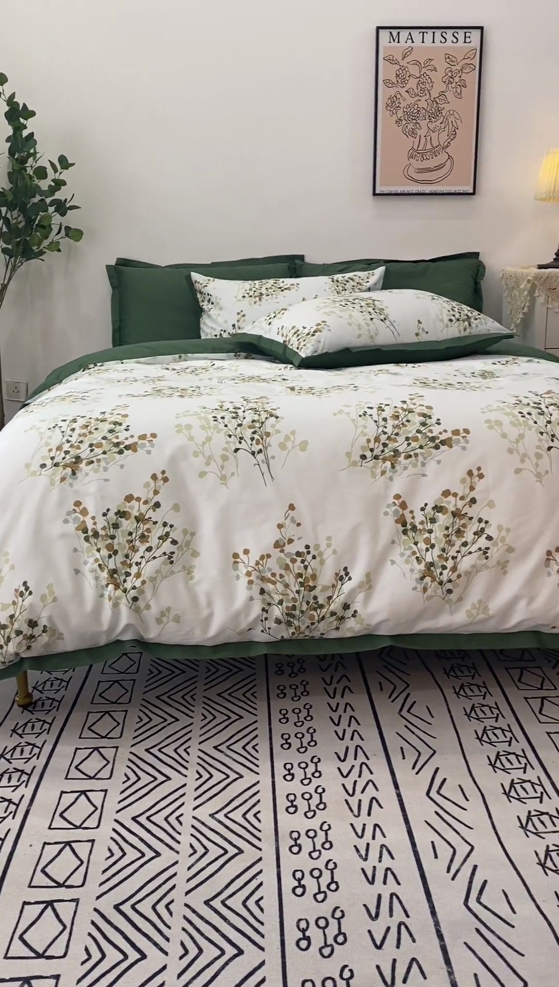 91家纺网 家纺一手货源 找家纺 橙艺家居 2024新款全棉臻品柔棉立体小宽边四件套 白芷-米