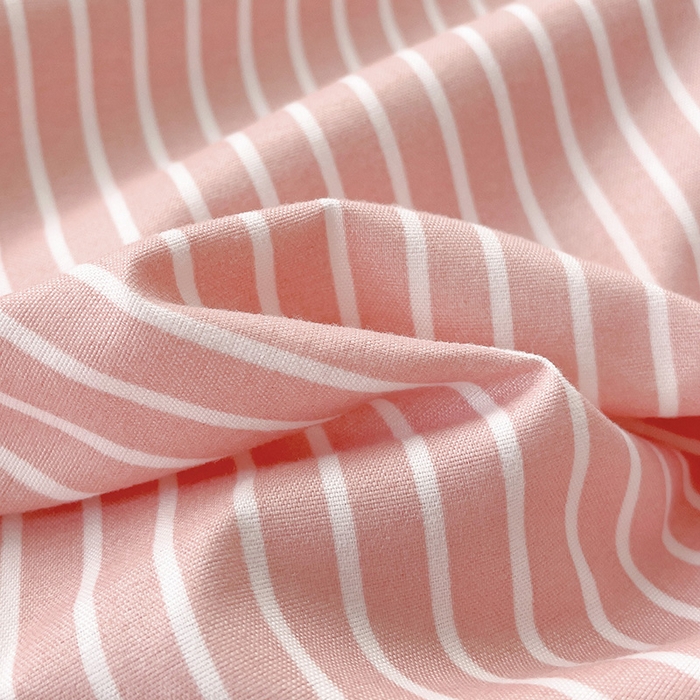 91家纺网 家纺一手货源 找家纺 楠沐家纺  2025年新款亲肤水洗棉芦荟棉印花床单系列 条纹