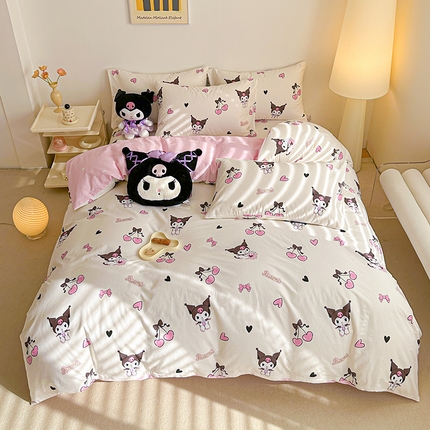 爱丽丝 全棉三丽鸥新品系列-四件套（含5元防伪码） 樱桃库洛米