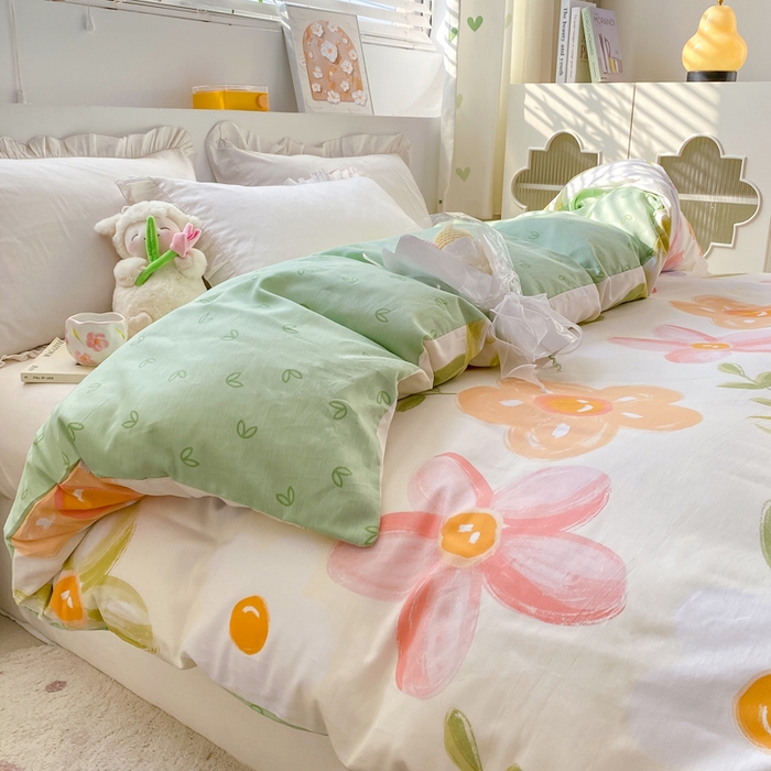 91家纺网 家纺一手货源 找家纺 朵安家纺 2024新款12868全棉单被套系列 草莓仙子