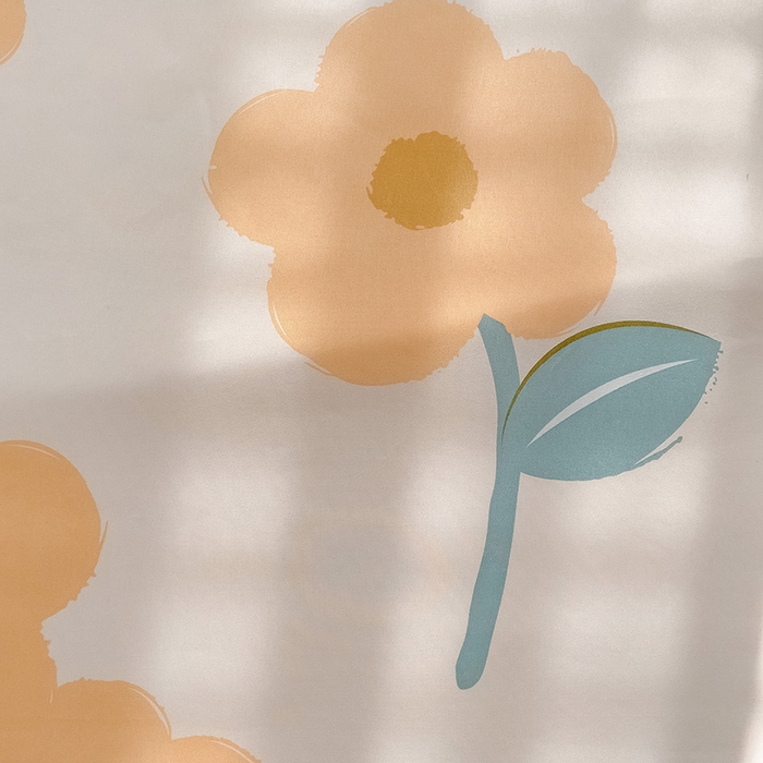 91家纺网 家纺一手货源 找家纺 楠沐家纺  2025年新款亲肤水洗棉芦荟棉印花床单系列 春色暖阳