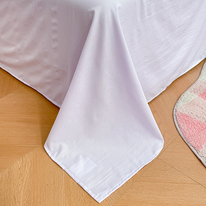 91家纺网 家纺一手货源 找家纺 AB家纺 2024新款水洗棉绣花四件套-唯一系列 唯一夕雾紫