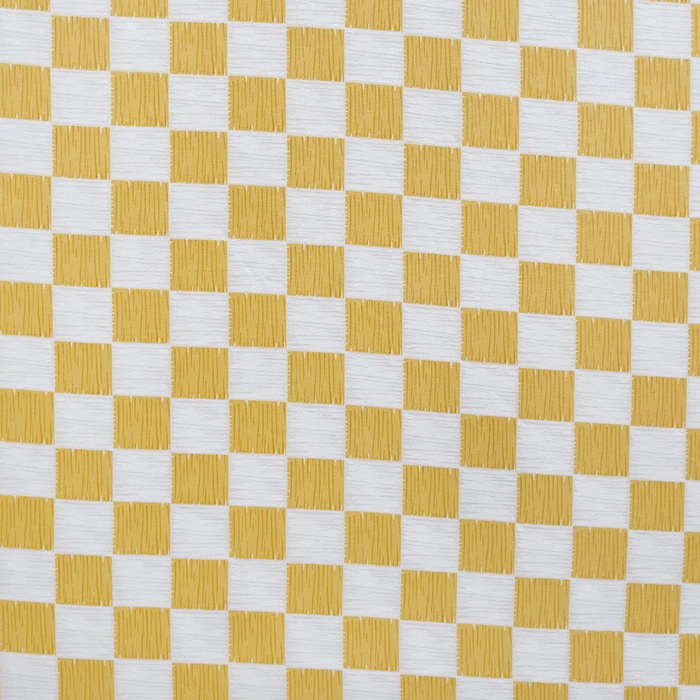 91家纺网 家纺一手货源 找家纺 楠沐家纺  2025年新款亲肤水洗棉芦荟棉印花床单系列 棋盘格-黄