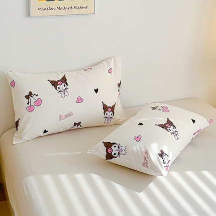 爱丽丝 2024新款全棉三丽鸥新品系列-单枕套 樱桃库洛米