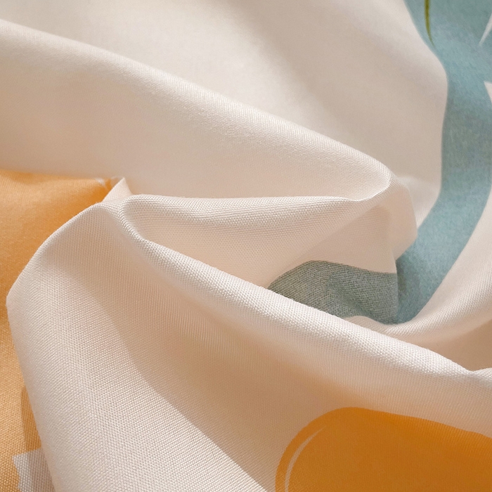 91家纺网 家纺一手货源 找家纺 楠沐家纺  2025年新款亲肤水洗棉芦荟棉印花床单系列 春色暖阳