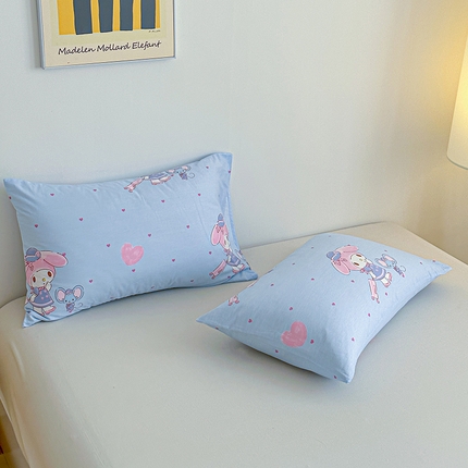 91家纺网 家纺一手货源 找家纺 （总）爱丽丝 2024新款全棉三丽鸥新品系列-单枕套