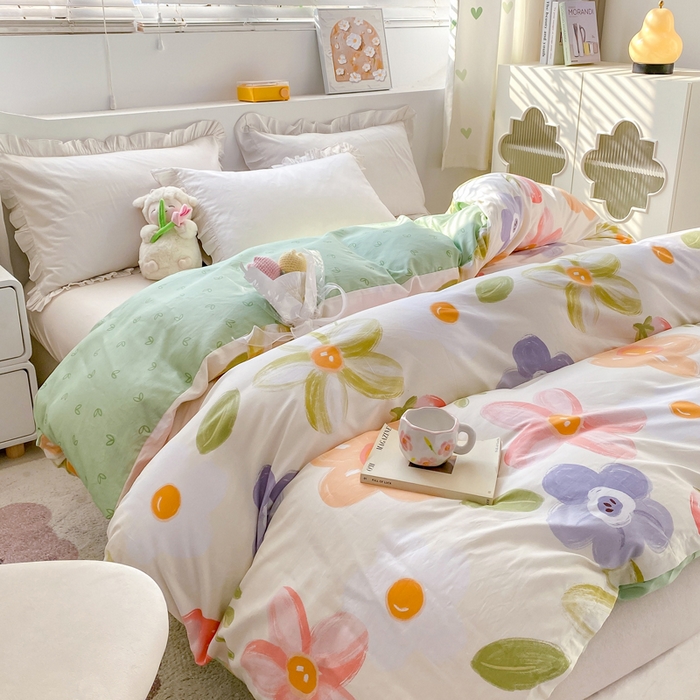 91家纺网 家纺一手货源 找家纺 朵安家纺 2024新款12868全棉单被套系列 草莓仙子