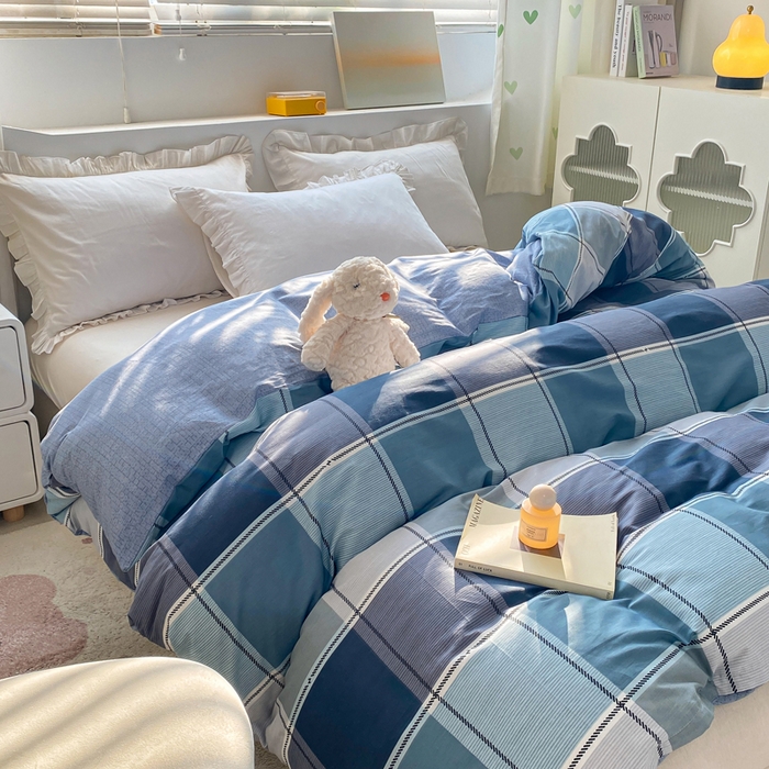 91家纺网 家纺一手货源 找家纺 朵安家纺 2024新款12868全棉单被套系列 格兰特