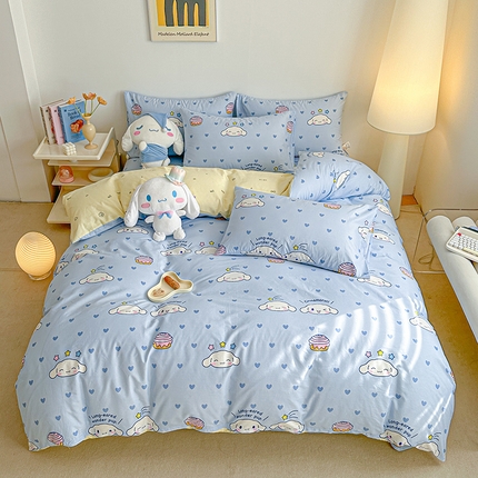 爱丽丝 新款全棉三丽鸥新品系列-四件套（含5元防伪码） 爱心大耳狗