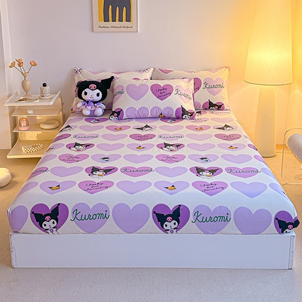 爱丽丝 2024新款全棉三丽鸥新品系列-单床笠 贪吃库洛米