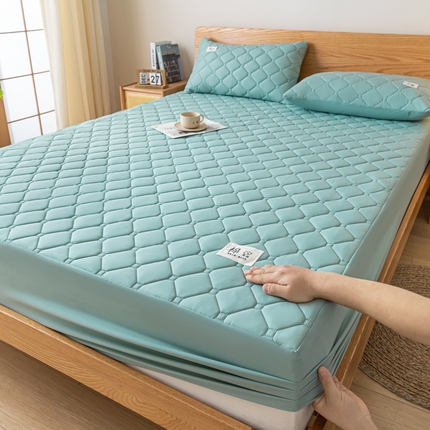 91家纺网 家纺一手货源 找家纺 （总）衿成家纺 2025新款大豆纤维防水夹棉床笠