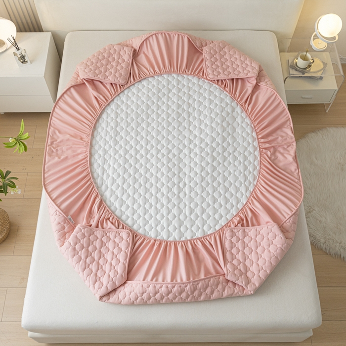 91家纺网 家纺一手货源 找家纺 （总）卡伦 2025新款夹棉床笠烫画系列