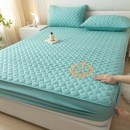 91家纺网 家纺一手货源 找家纺 （总）卡伦 2025新款夹棉床笠烫画系列