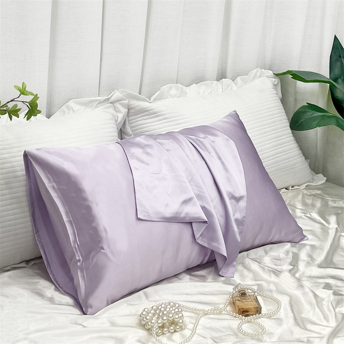 91家纺网 家纺一手货源 找家纺 （总）凯森家纺 2024新款冰丝枕套高仿真丝枕头套夏季天丝枕芯套-口袋款